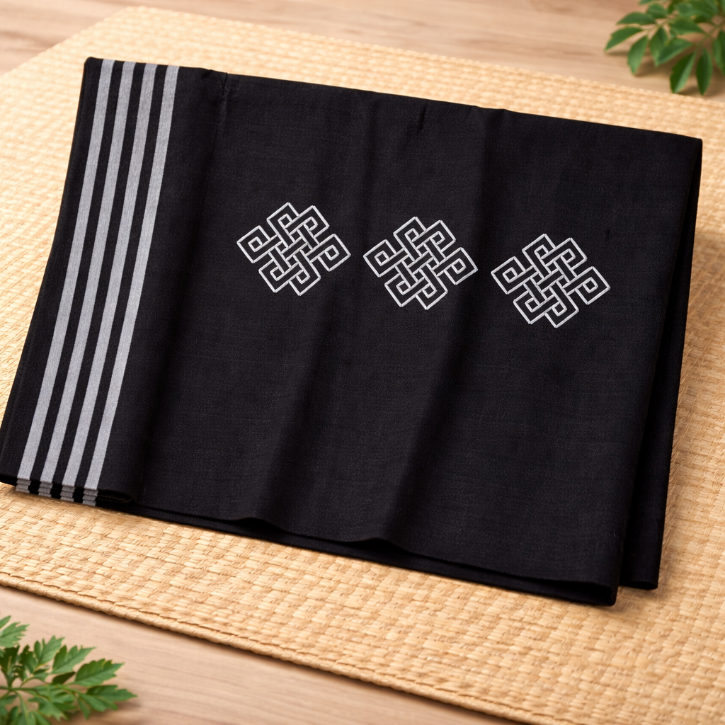 Midnight Handloom Sarong