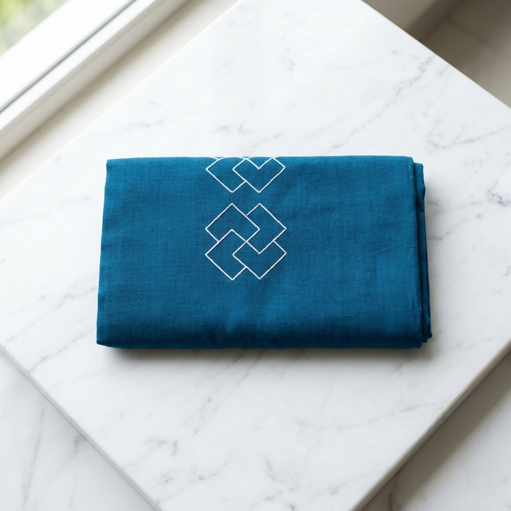 Classic Blue Handloom Sarong
